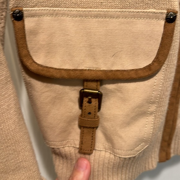 Ralph Lauren Tan Cardigan Sweater - Picture 3 of 5